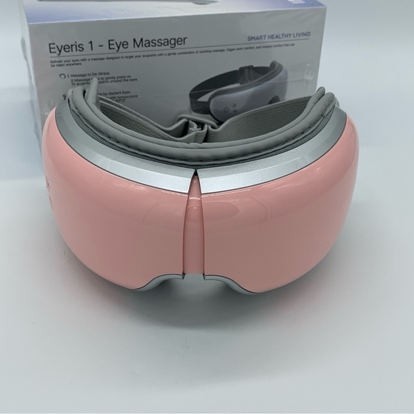Renpho Eyeris 1V Eye Massager Pink Heated Voice Controlled Bluetooth Music - Picture 8 of 9